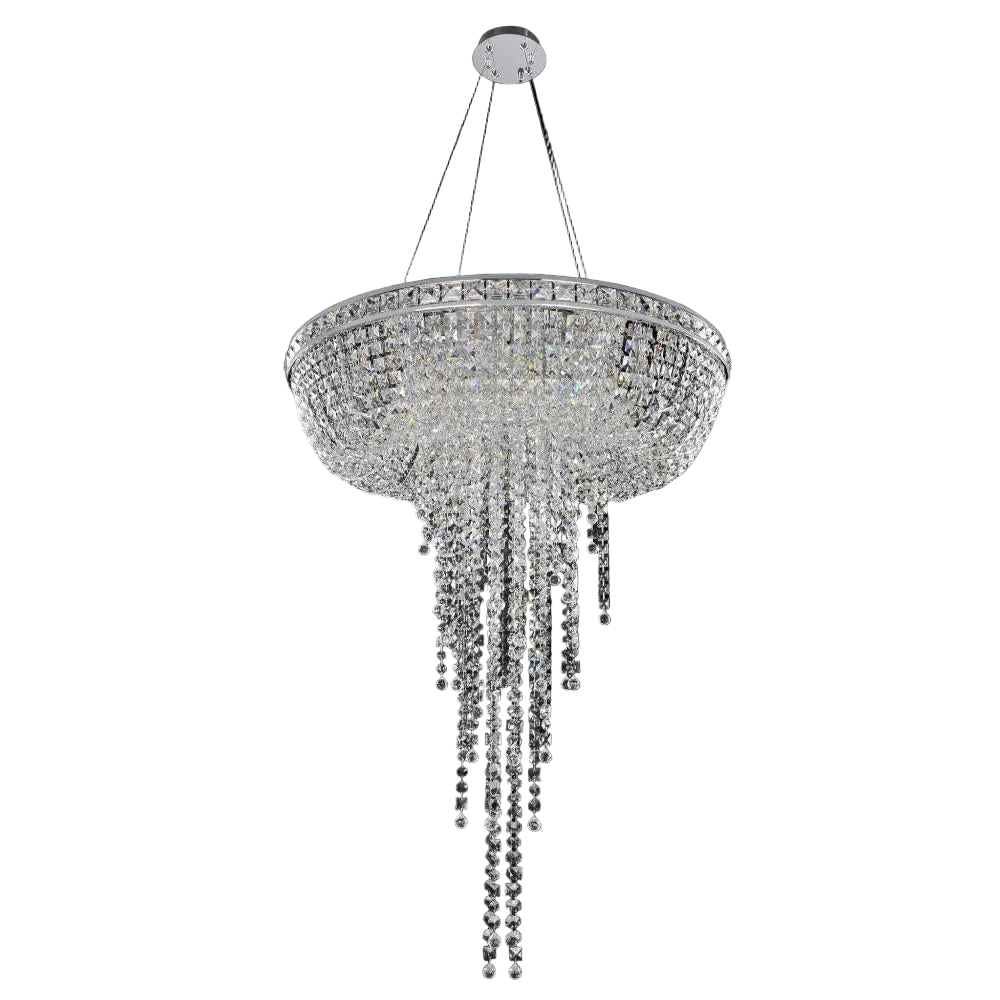 Cascata 32 Inch Convertible Pendant - Flush Mount