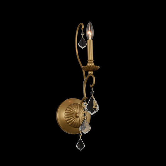 Elise 1 Light Wall Bracket – Crystal+Form Allegri Crystal Lighting