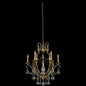 Elise 6 Light Chandelier – Crystal+Form Allegri Crystal Lighting