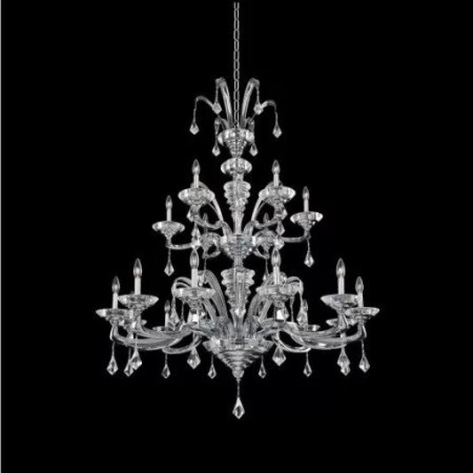 Cosimo 18 Light Chandelier – Crystal+Form Allegri Crystal Lighting