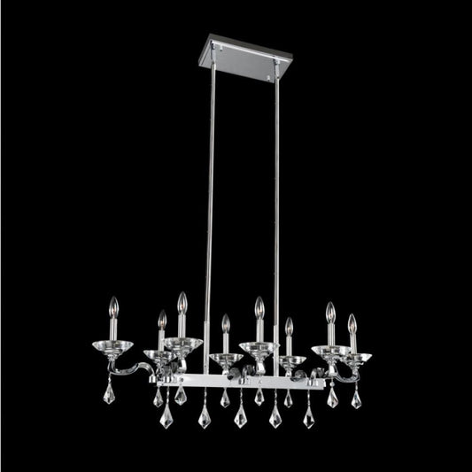 Cosimo 8 Light Island – Crystal+Form Allegri Crystal Lighting