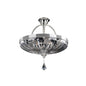 Orecchini 20 Inch Semi Flush Mount – Crystal+Form Allegri Crystal Lighting