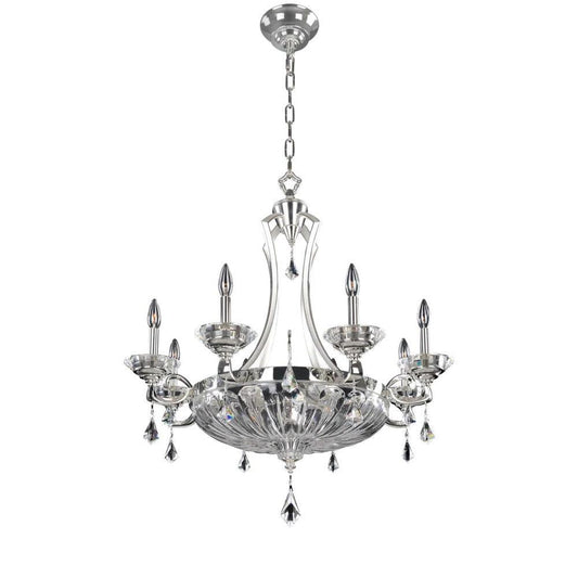 Orecchini 33 Inch Chandelier – Crystal+Form Allegri Crystal Lighting