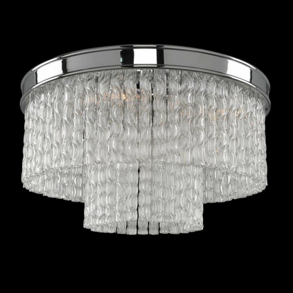 Savena 18 Inch Flush Mount – Crystal+Form Allegri Crystal Lighting