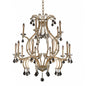 Duchess (10+5) Light 2 Tier Chandelier – Crystal+Form Allegri Crystal Lighting