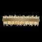 Glacier 24 inch LED ADA Bath Vanity Light – Brushed Champagne Gold – Crystal+Form Allegri Crystal Lighting