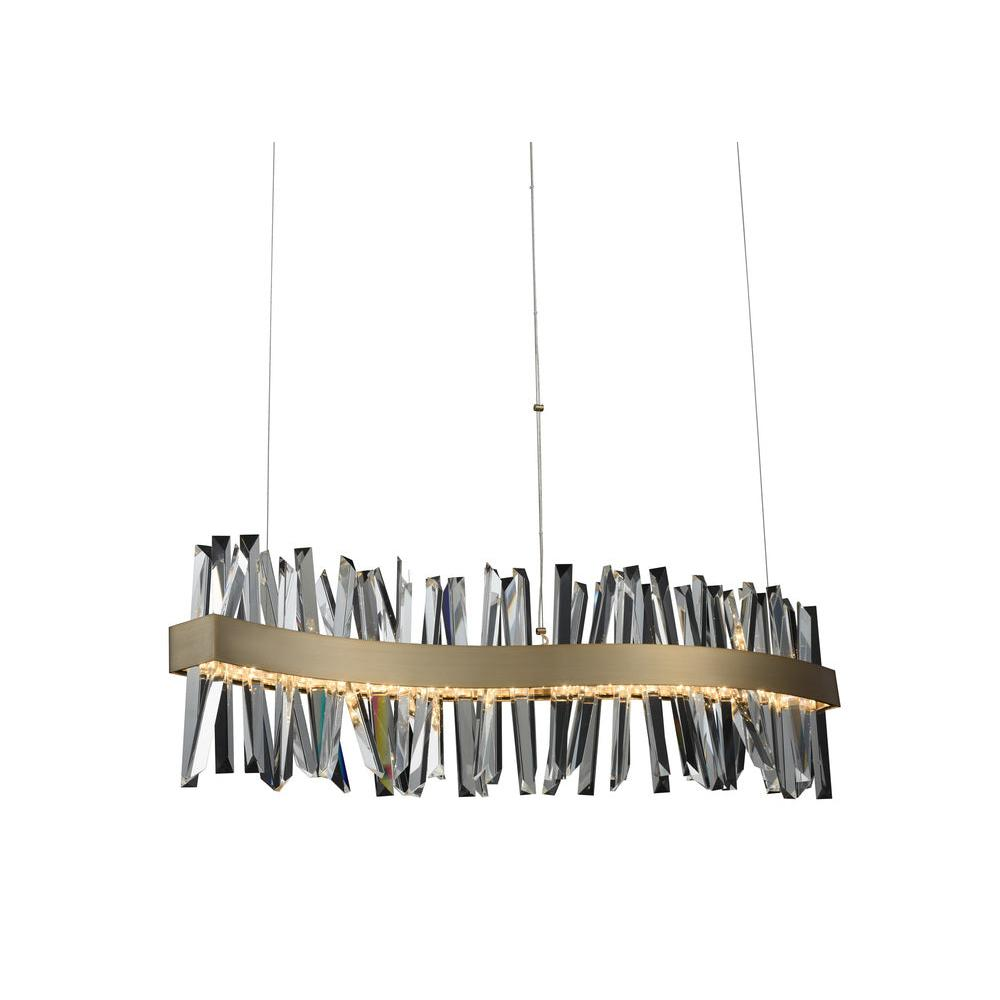 Glacier 42 Inch LED Wave Island