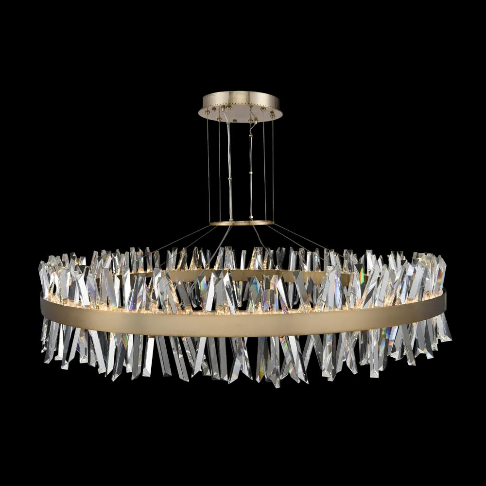 Glacier 60 Inch LED Round Pendant