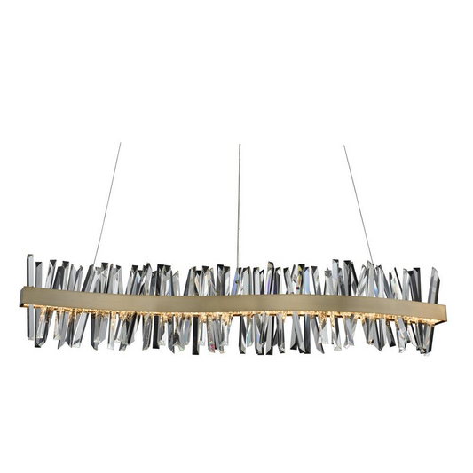 Glacier 60 Inch LED Wave Island
