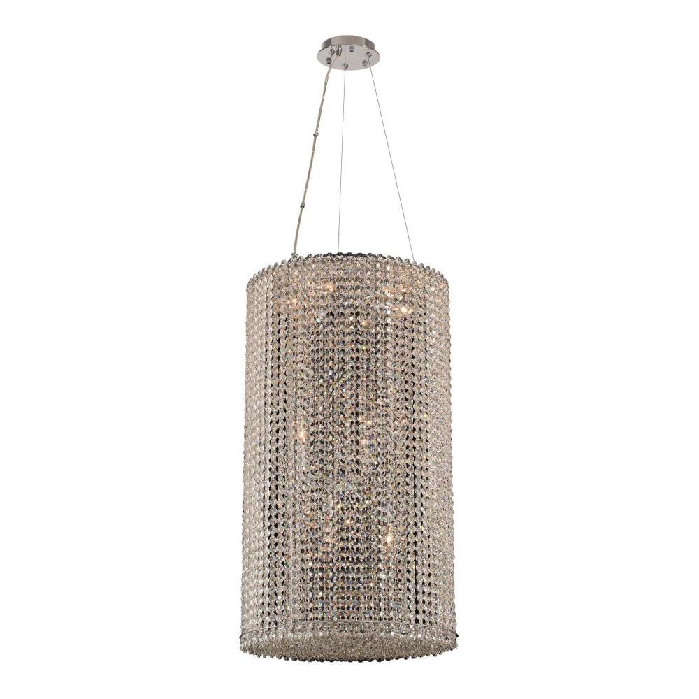 Torre 12 Light Small Foyer – Crystal+Form Allegri Crystal Lighting