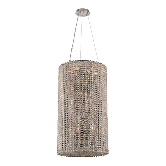 Torre 12 Light Small Foyer – Crystal+Form Allegri Crystal Lighting