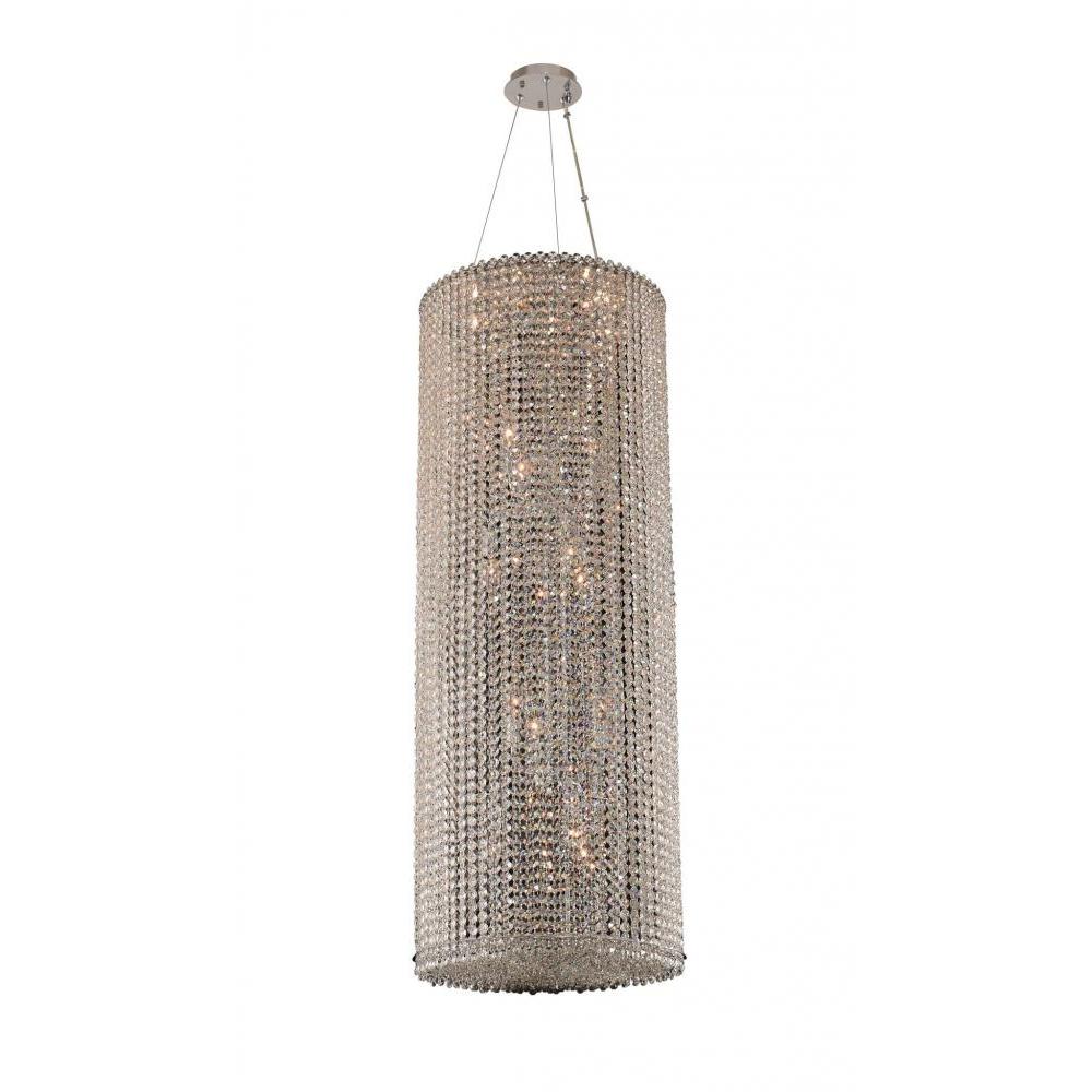 Torre 18 Light Large Foyer – Crystal+Form Allegri Crystal Lighting