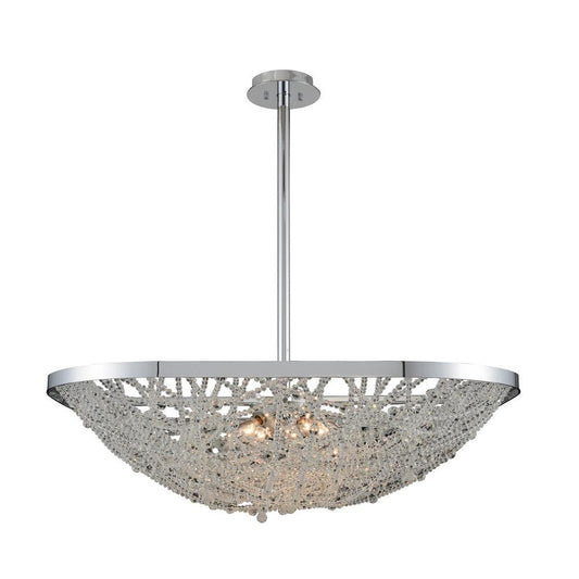 Lana 32 Inch Pendant – Crystal+Form Allegri Crystal Lighting