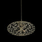 Gemini 32 Inch Almond Pendant – Crystal+Form Allegri Crystal Lighting