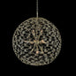 Gemini 36 Inch Sphere Pendant – Crystal+Form Allegri Crystal Lighting