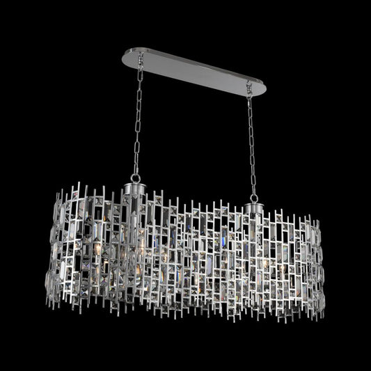 Fonseca 44 Inch Island – Crystal+Form Allegri Crystal Lighting