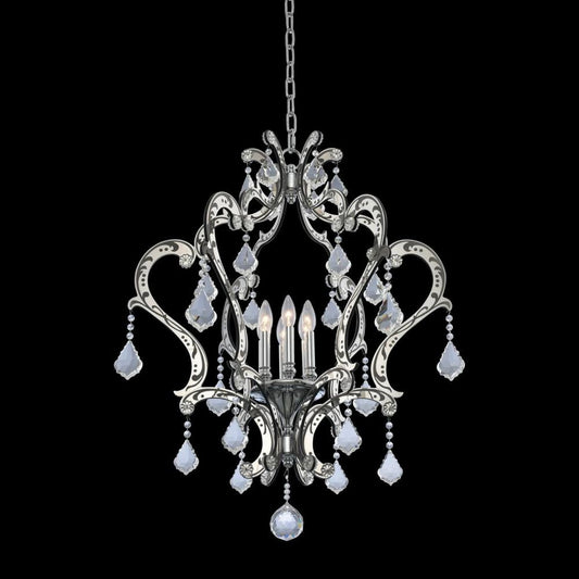 Argento 6 Light Pendant – Crystal+Form Allegri Crystal Lighting