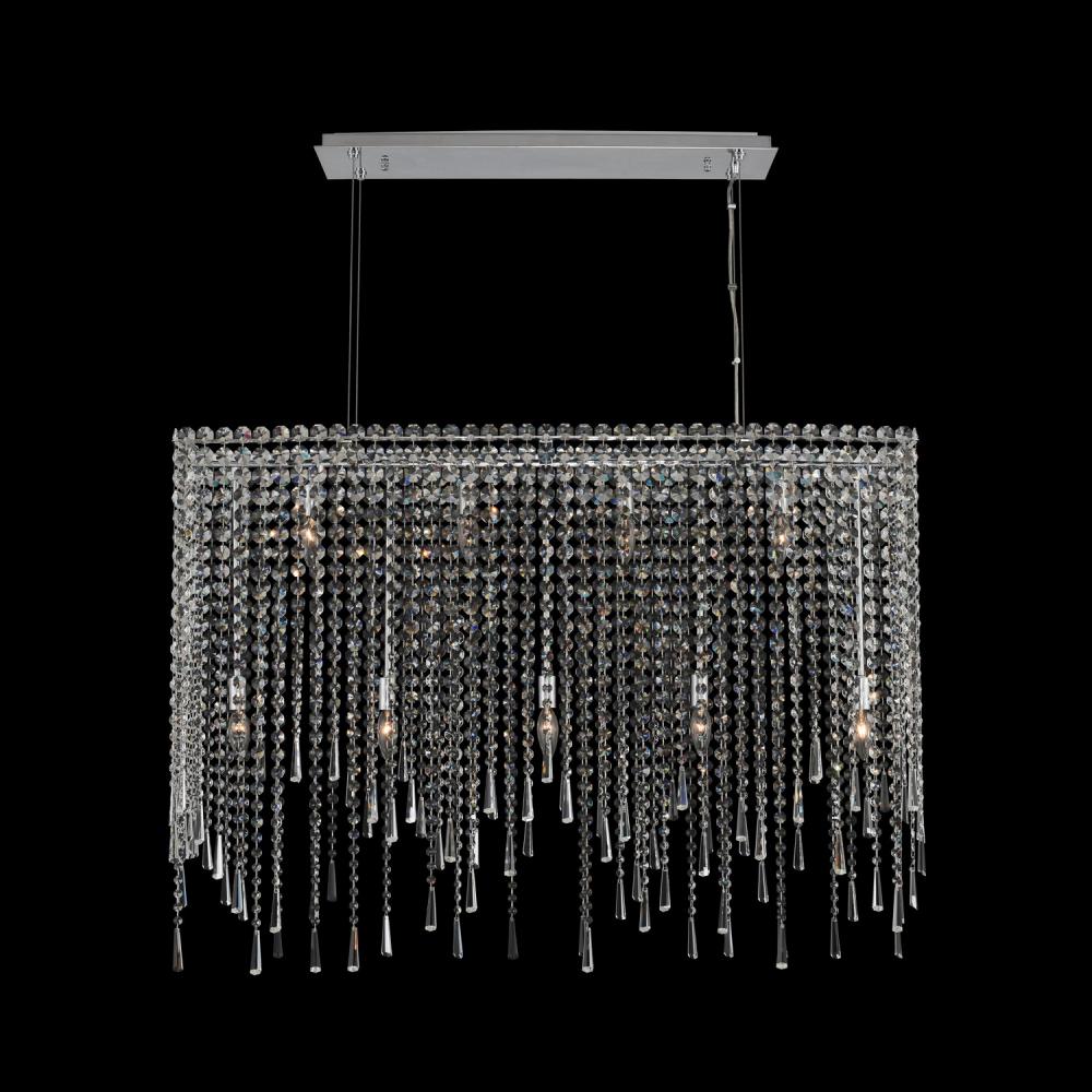 Gocce 42 Inch Island – Crystal+Form Allegri Crystal Lighting