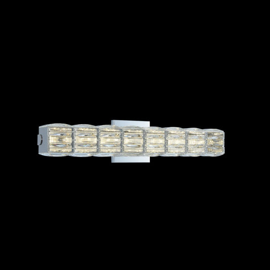 Campodoro 24" ADA LED Bath – Polished Chrome by Allegri Crystal – Crystal+Form Allegri Crystal Lighting