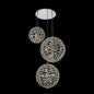 Alta 3 ORB Luxury Crystal Ball Pendant (18+18+18) – Polished Chrome – Crystal+Form Allegri Crystal Lighting