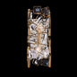 Inclanta Luxury Crystal Wall Sconce – Winter Brass – Crystal+Form Allegri Crystal Lighting