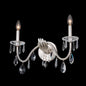 Venere 2 Light Wall Sconce – Pewter by Allegri Crystal