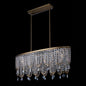 Vezzo 44" Island – Winter Brass by Allegri Crystal – Crystal+Form Allegri Crystal Lighting