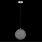 Lina Colorata Luxury Crystal Ball Pendant Light 10 inch – Chrome, Champagne Gold, Aqua Firenze Crystals – Crystal+Form Allegri Crystal Lighting