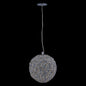 Lina Colorata Luxury Crystal Ball Pendant – Polished Chrome – Crystal+Form Allegri Crystal Lighting