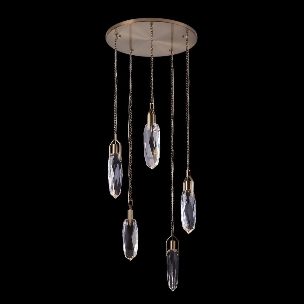 DIAMANTE 5 DROP PENDANT