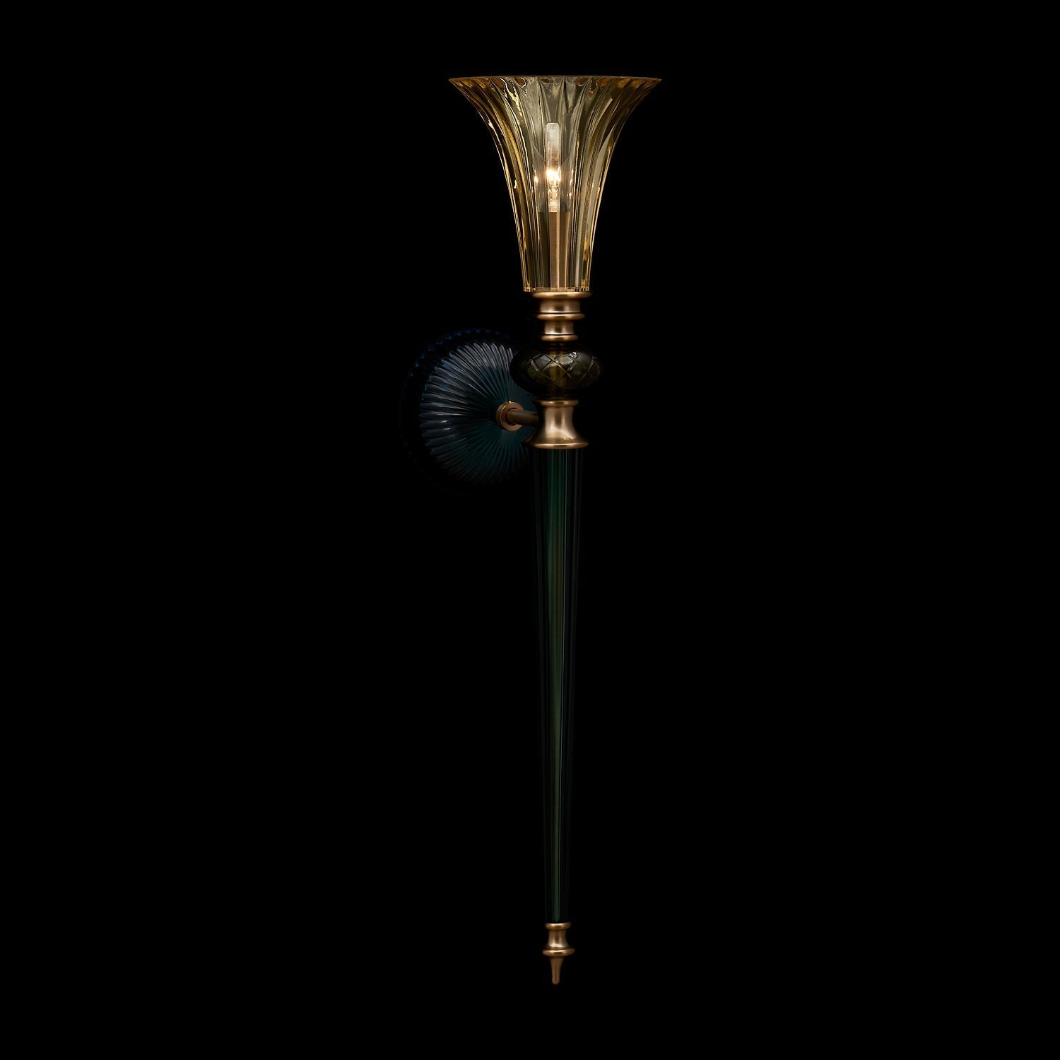 Tinta Wall Sconce – Winter Brass – Crystal+Form Allegri Crystal Lighting
