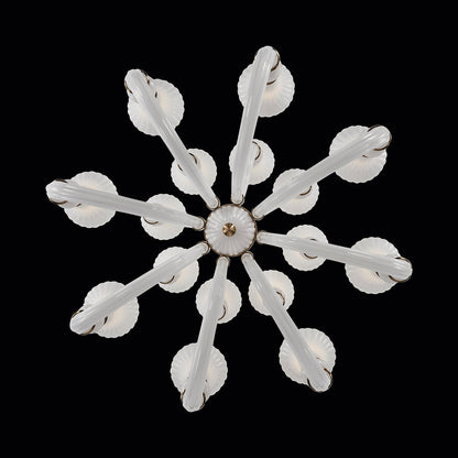 Bianca Luxury Crystal Chandelier - Winter Brass - 043672-044-WHITE