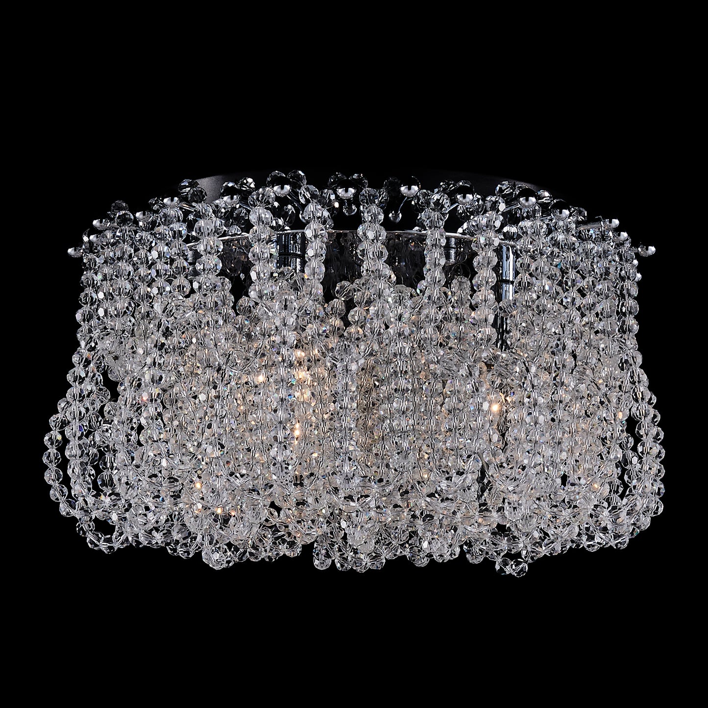 LOOPS 14 IN FLUSH MOUNT – Crystal+Form Allegri Crystal Lighting
