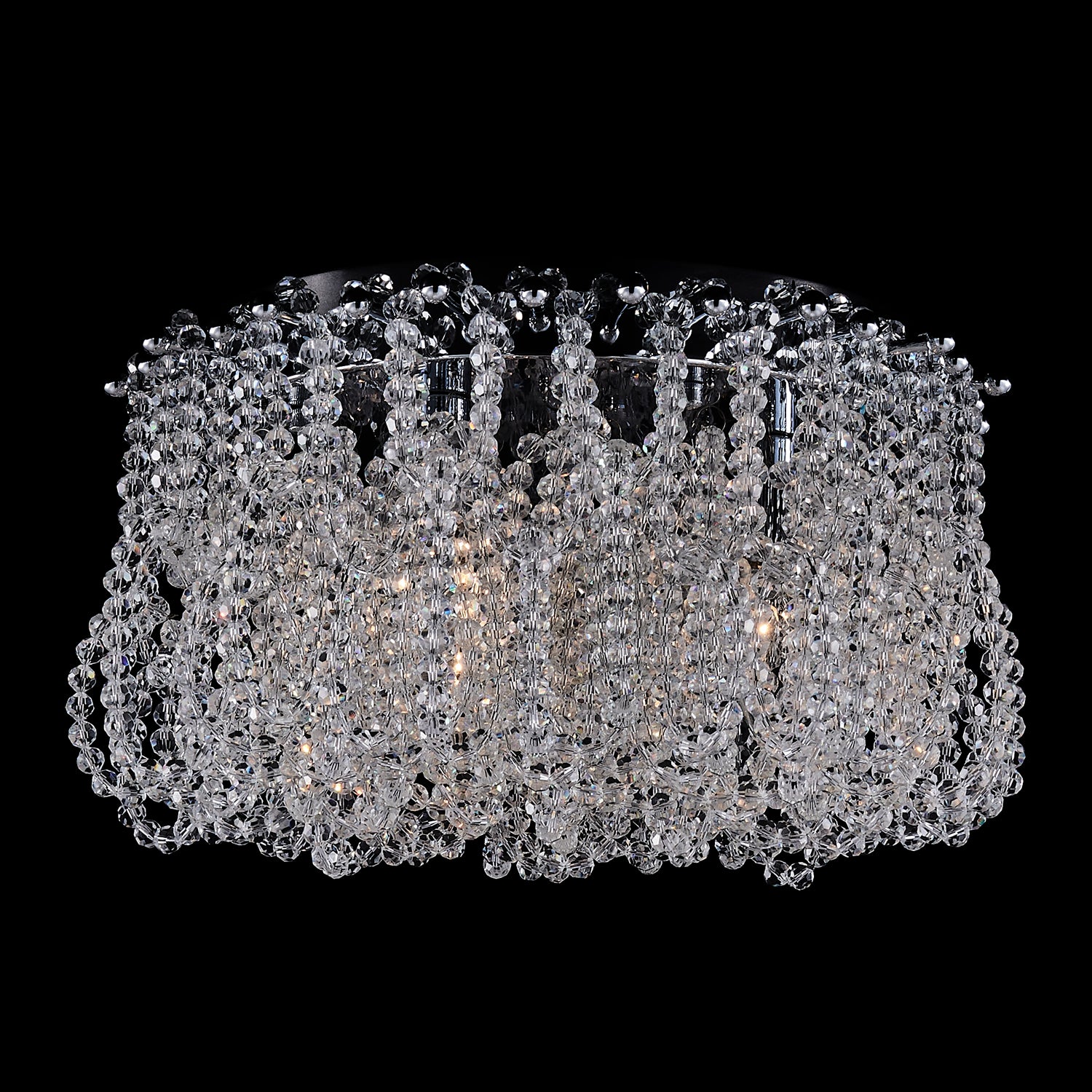 LOOPS 14 IN FLUSH MOUNT – Crystal+Form Allegri Crystal Lighting