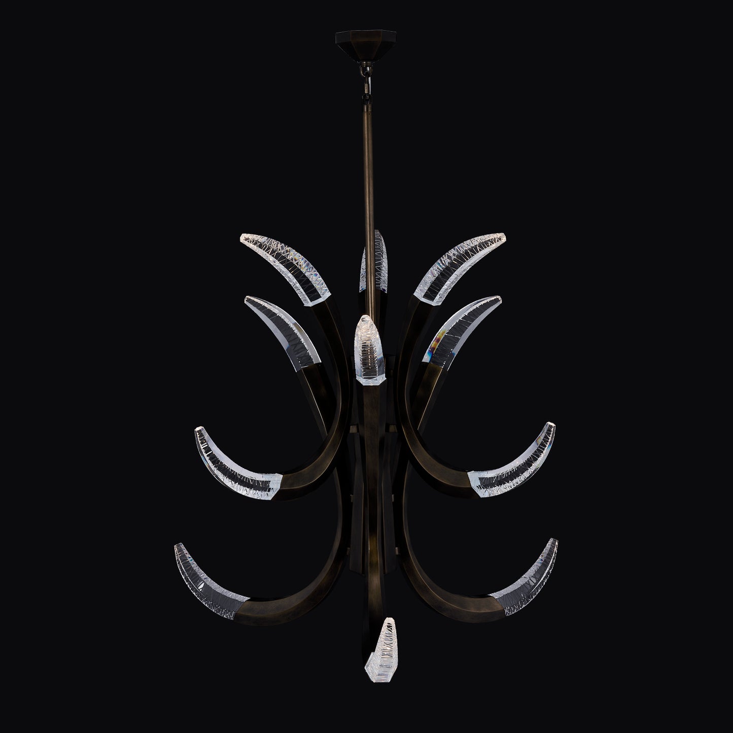 CORNA 2-TIER LED CHANDELIER