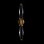 Mostra LED Brass Wall Sconce – True Brass by Allegri Crystal – Crystal+Form Allegri Crystal Lighting