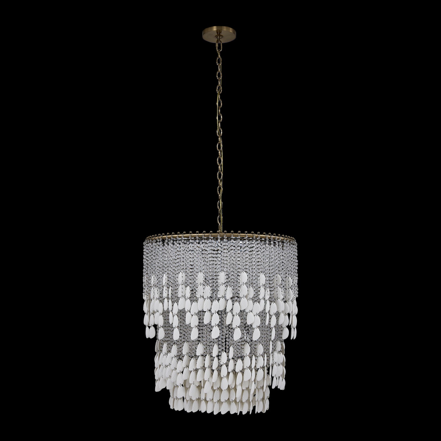 Farfalle 28 IN Chandelier – Crystal+Form Allegri Crystal Lighting