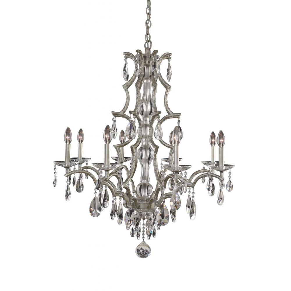 Shorecrest 8 Light Chandelier – Crystal+Form Allegri Crystal Lighting