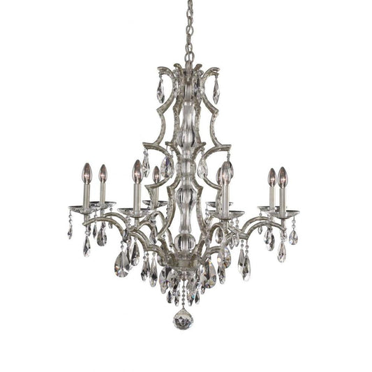 Shorecrest 8 Light Chandelier – Crystal+Form Allegri Crystal Lighting