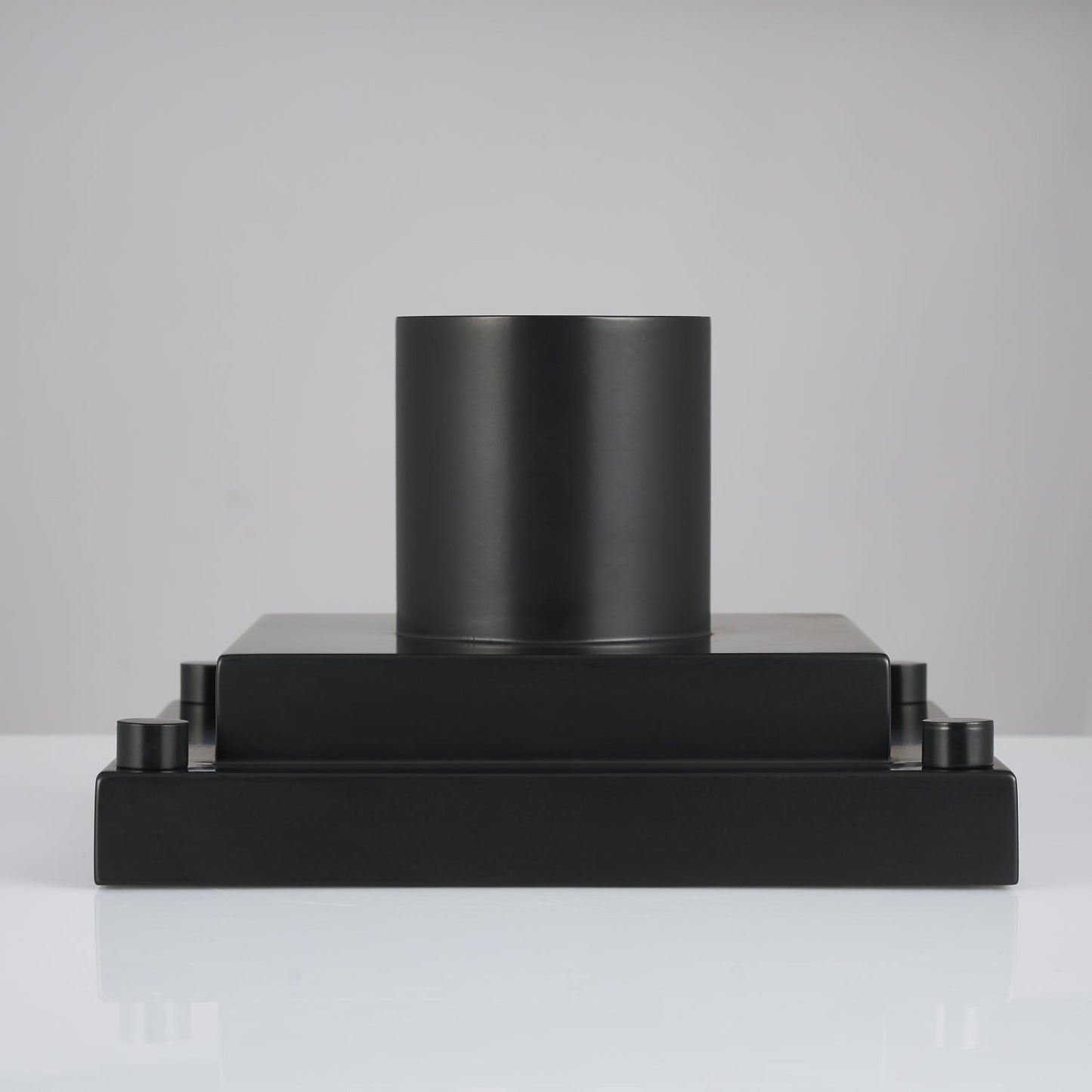 Post Mount Base – Matte Black