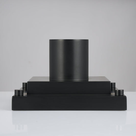 Post Mount Base – Matte Black