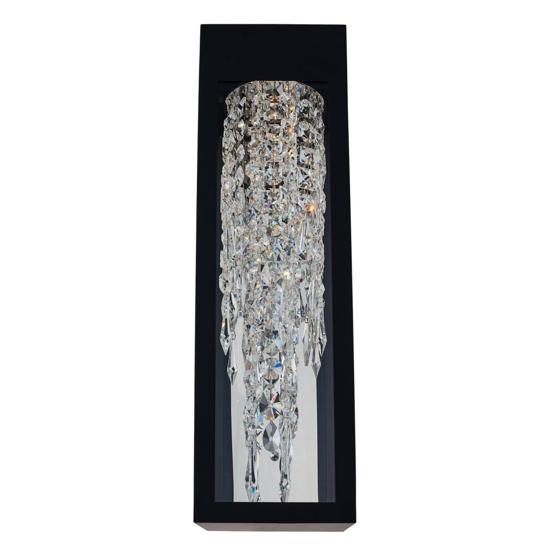 Tenuta Esterno 20 inch Outdoor Wall Sconce – Matte Black – Crystal+Form Allegri Crystal Lighting