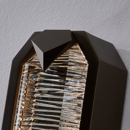 Carato Esterno 25-in 2 Light LED Outdoor Bronze Fluorcarbon/Clear Outdoor Wall Sconce