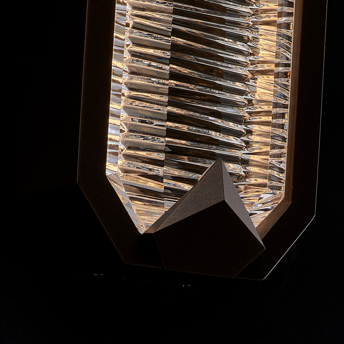 Carato Esterno 25-in 2 Light LED Outdoor Bronze Fluorcarbon/Clear Outdoor Wall Sconce