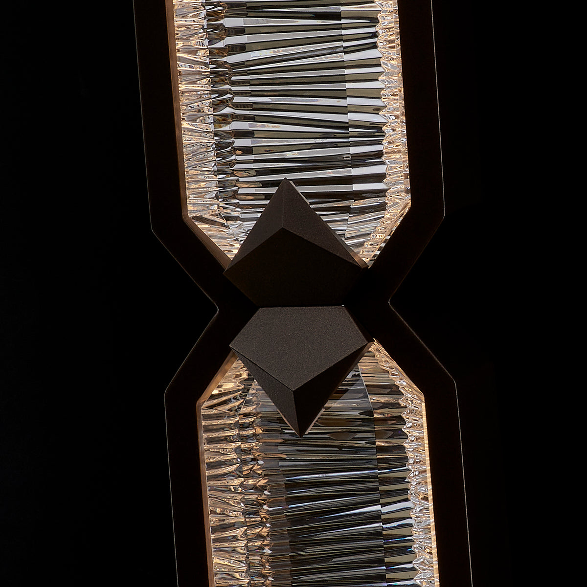 Carato Esterno 25-in 2 Light LED Outdoor Bronze Fluorcarbon/Clear Outdoor Wall Sconce