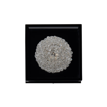 LINA ESTERNO SHORT Outdoor Crystal Wall Sconce – Bronze