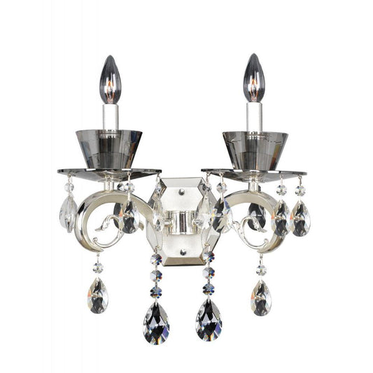 Locatelli 2 Light Wall Bracket – Crystal+Form Allegri Crystal Lighting