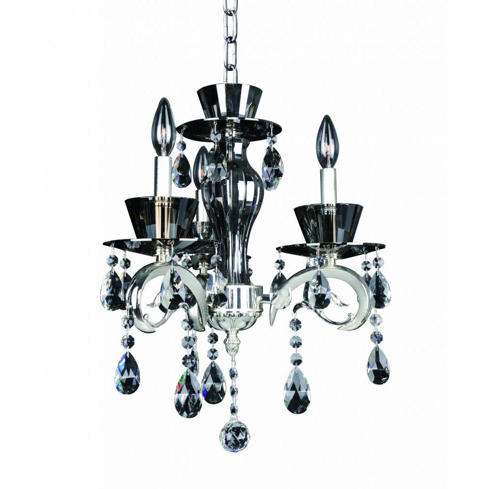 Locatelli 3 Light Chandelier – Crystal+Form Allegri Crystal Lighting