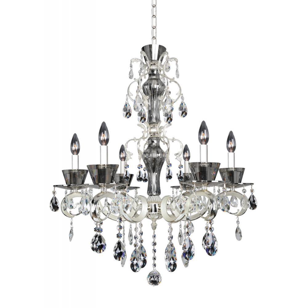 Locatelli 6 Light Chandelier – Crystal+Form Allegri Crystal Lighting