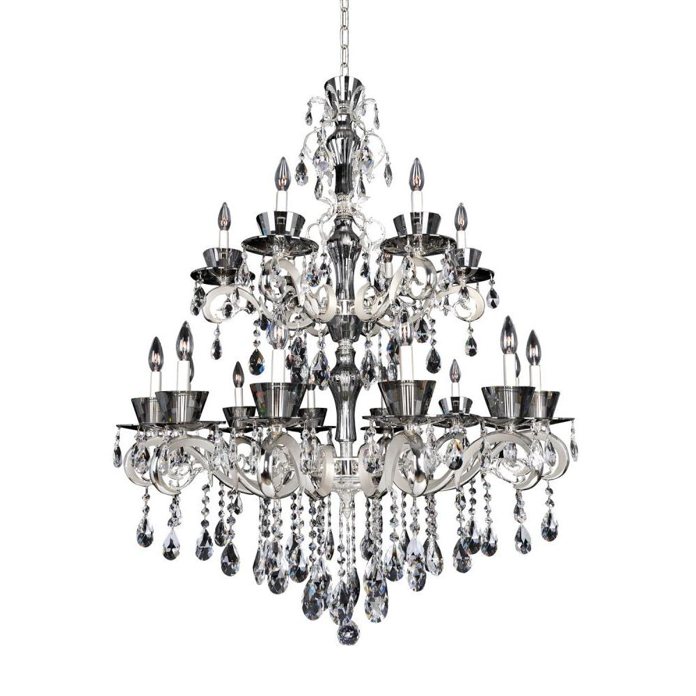 Locatelli 18 Light Chandelier – Crystal+Form Allegri Crystal Lighting